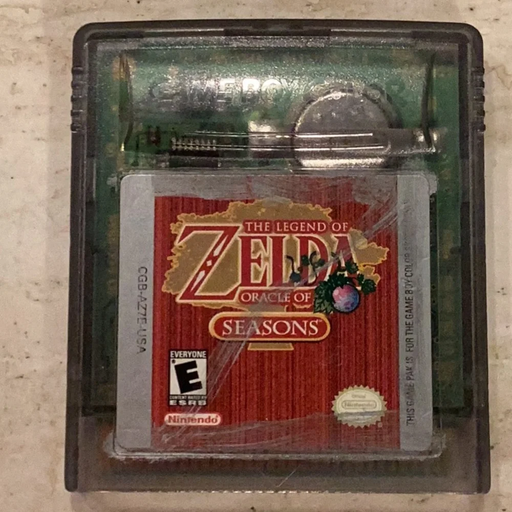 The Legend Of Zelda Oracle Of Seasons Gameboy Color Game Nintendo Game Boy